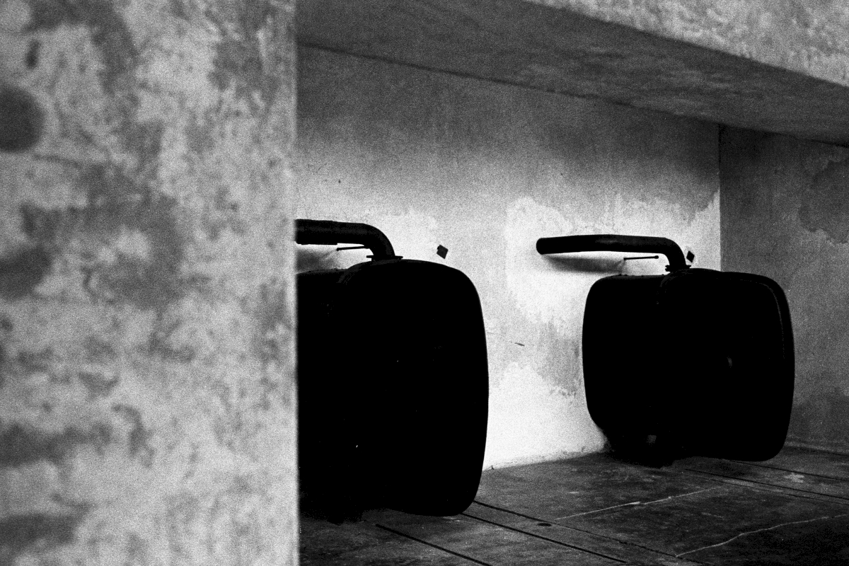 Devices for the desinfection of clothing in the socallen "Zentralsauna", the center for newly arriving prisoners at Birkenau