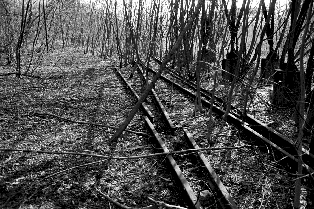 Eisenbahnschienen aus dem Jahr 1943