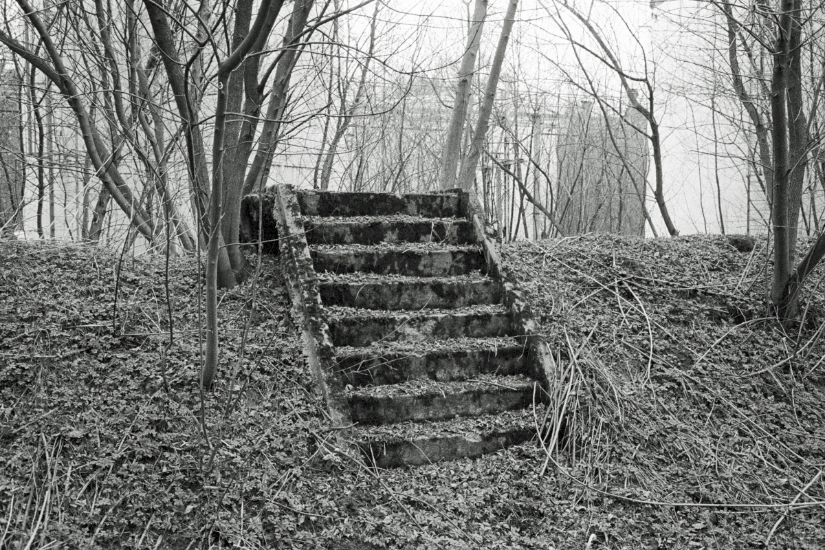 Remains of the old Buna factory complex