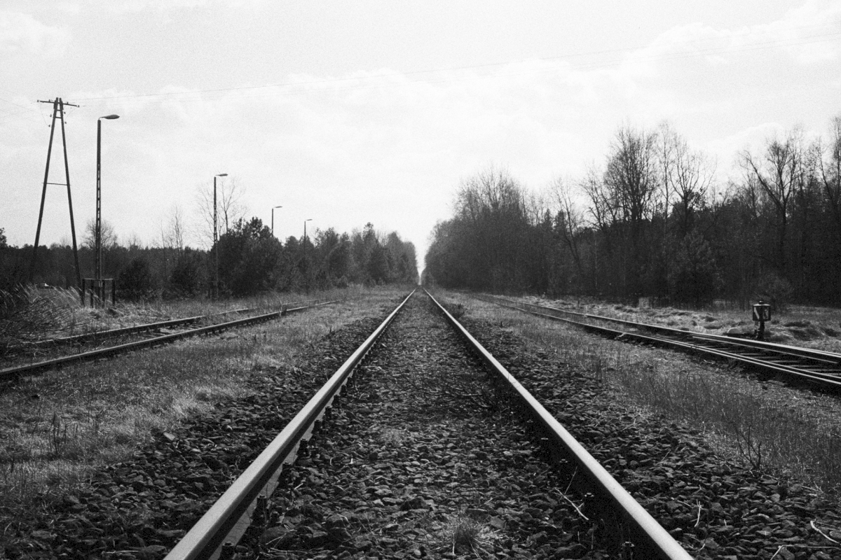 Auch heute ist Eisenbahntrasse noch in Betrieb