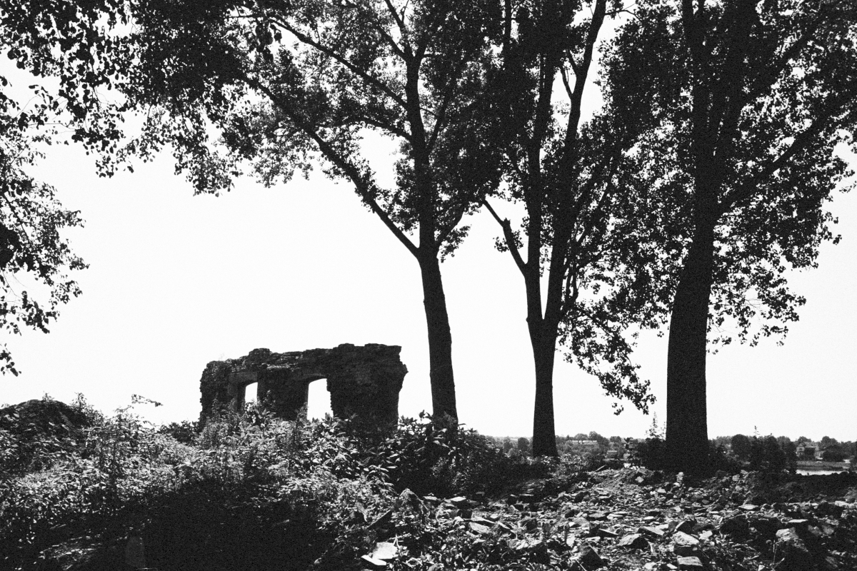 Remains of the concentration camp Jungfernhof (Jumpravmuiža), close to Riga/Latvia. Many hundreds of people died in the camp from cold, hunger and diseases. Of the approximately 4000 people who were deported to Jungfernhof, only 148 survived.